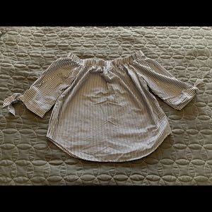 Off the shoulder blouse